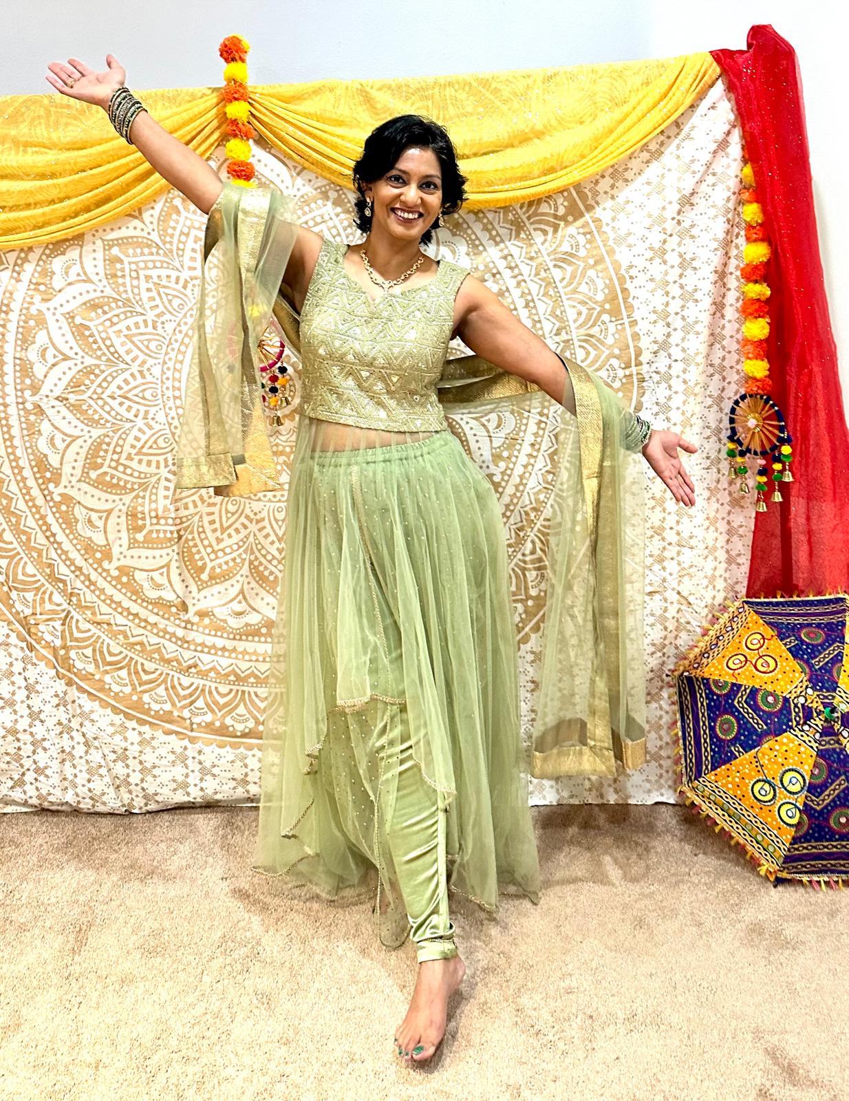 Elegant facial treatment and skincare results